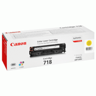 TONER CANON 718 Y GIALLO 2659B002 2900 PAG.X LBP7200CDN, 8330CDN, MF8350CDN